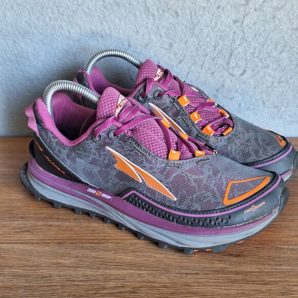 Altra Shoes - Altra Timp Trail Running Shoes Women’s 7.5 Purple Cushioned Sneaker EU 38